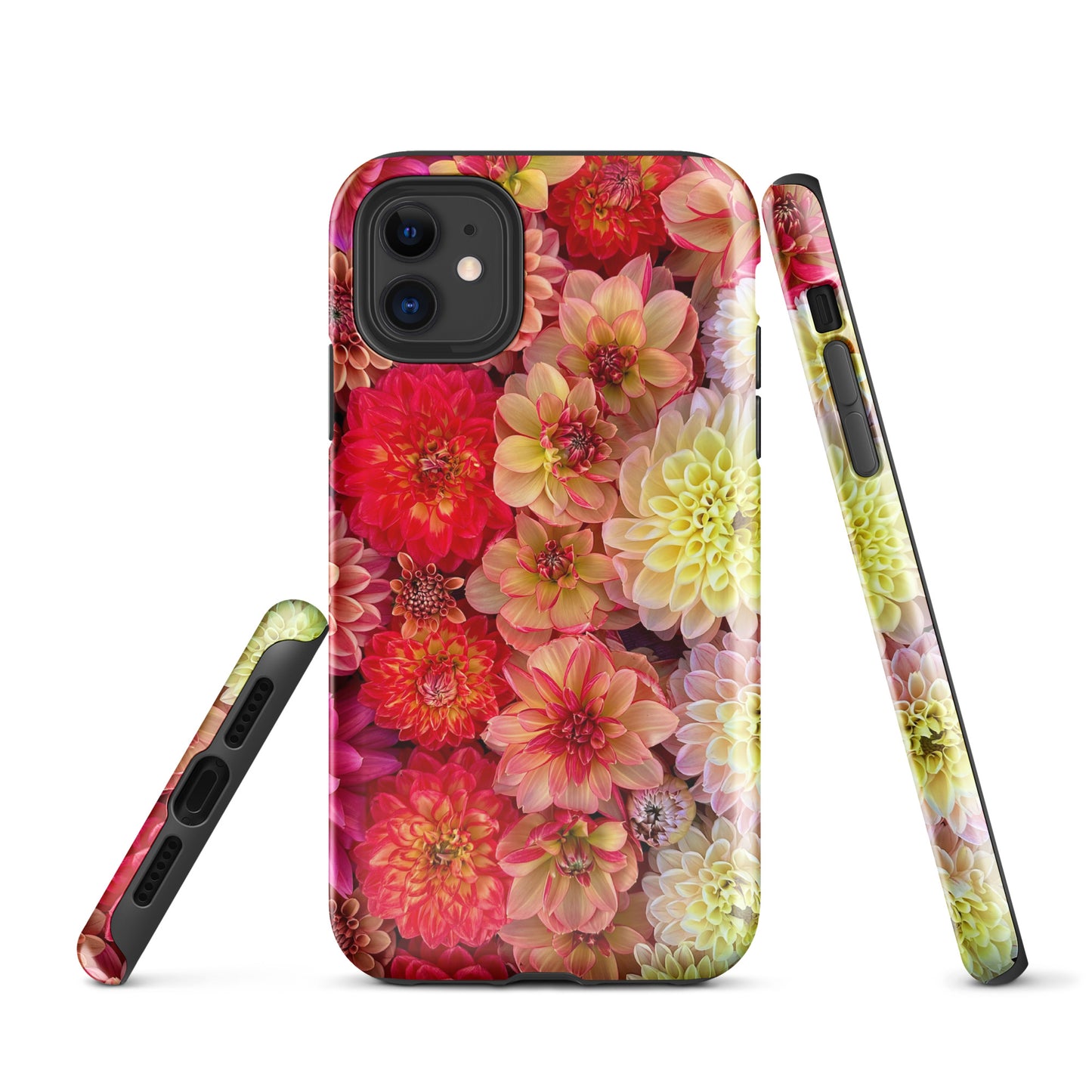 Tough & Blooming Dahlia iPhone Case