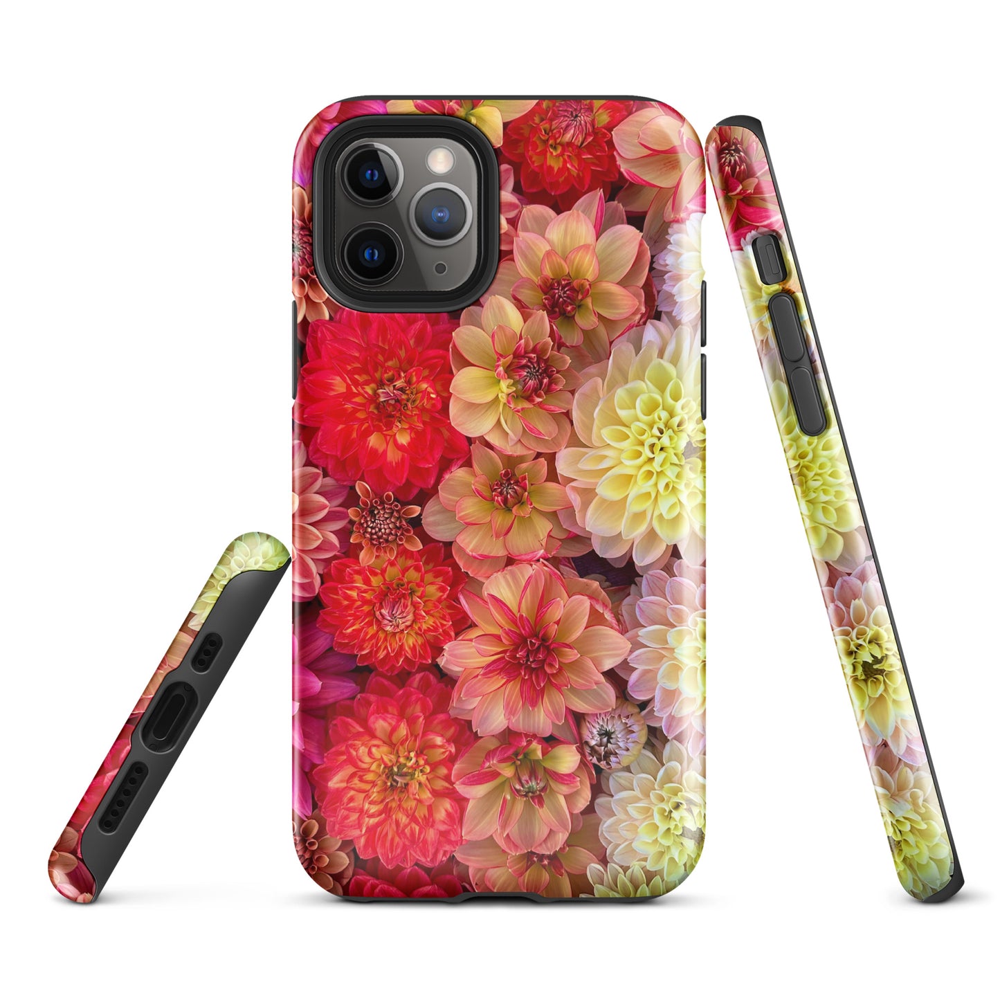 Tough & Blooming Dahlia iPhone Case