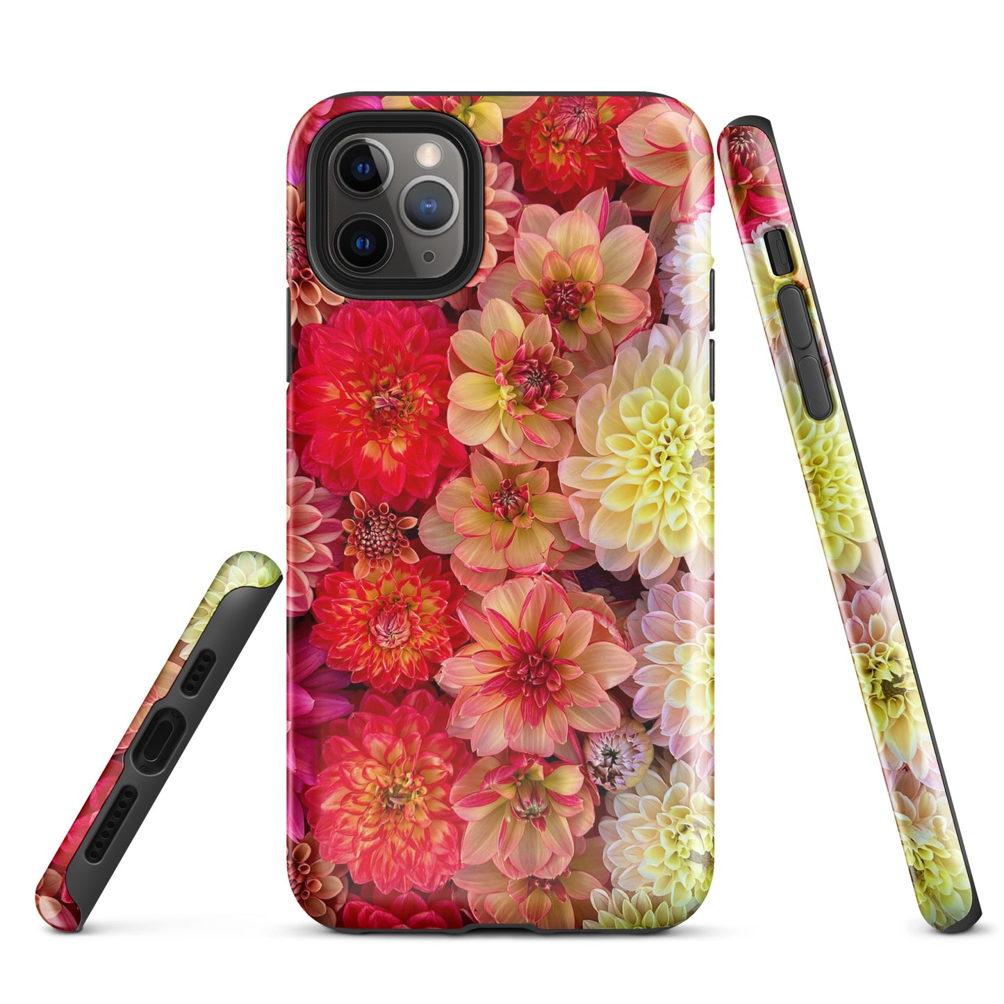 Tough & Blooming Dahlia iPhone Case