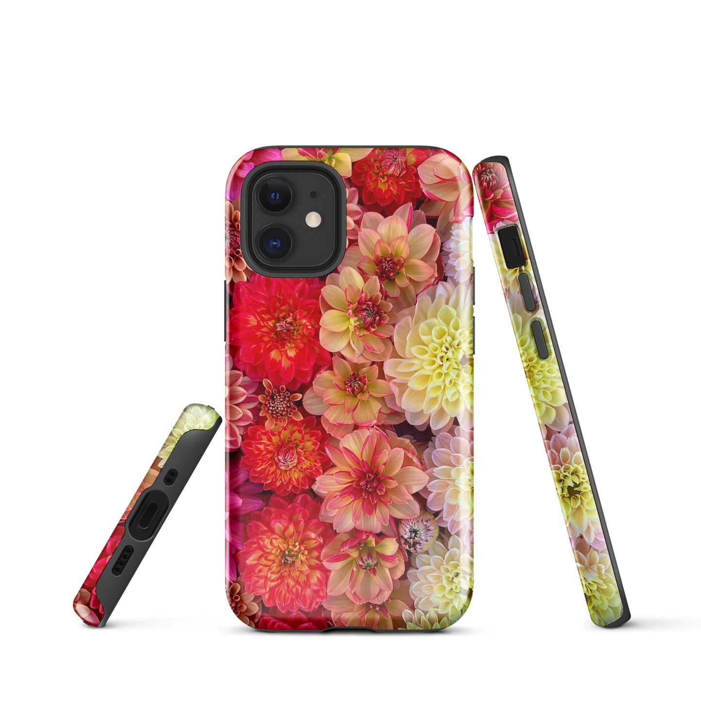 Tough & Blooming Dahlia iPhone Case