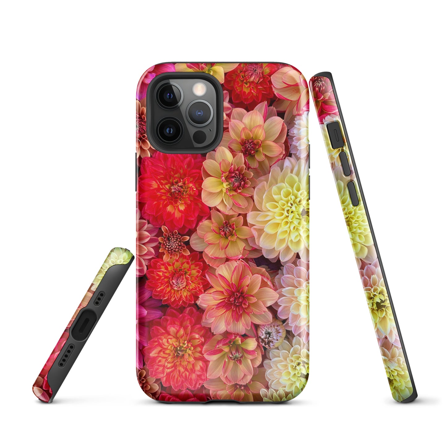 Tough & Blooming Dahlia iPhone Case