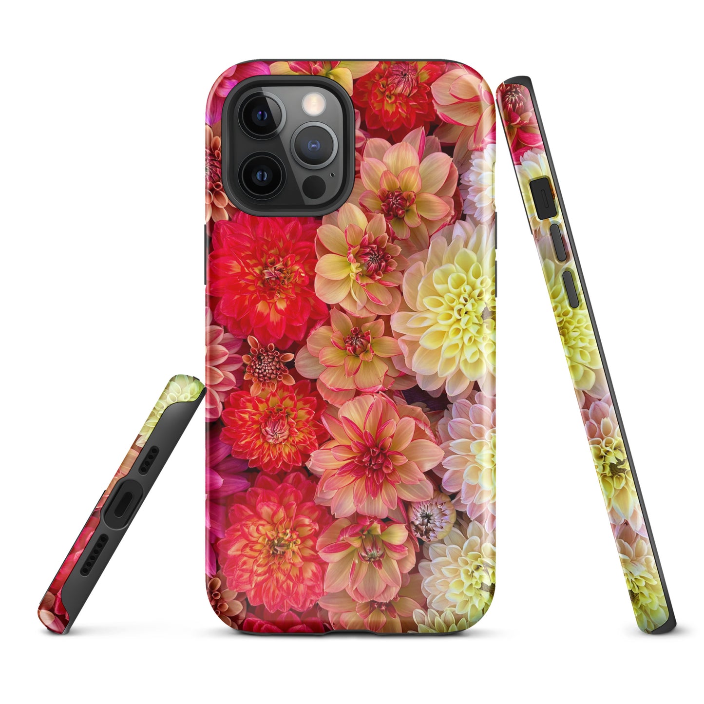 Tough & Blooming Dahlia iPhone Case