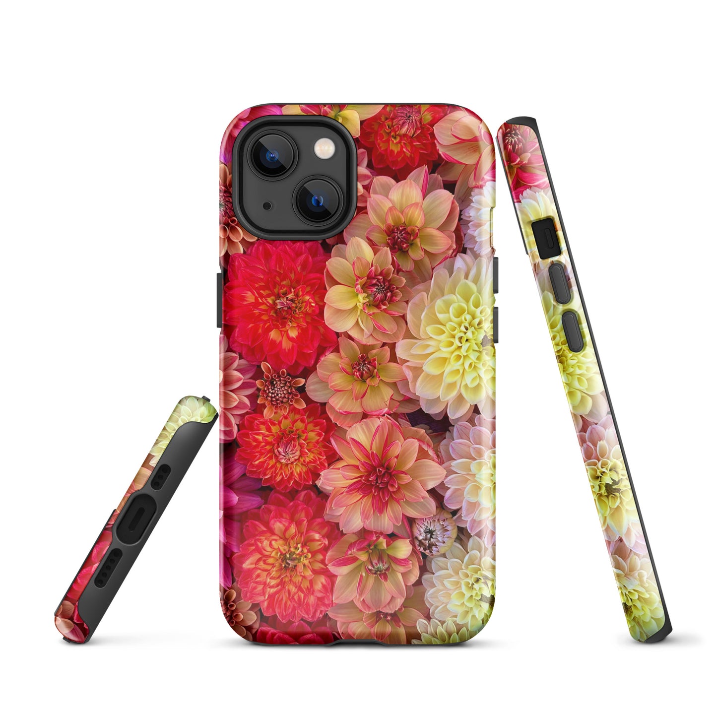Tough & Blooming Dahlia iPhone Case