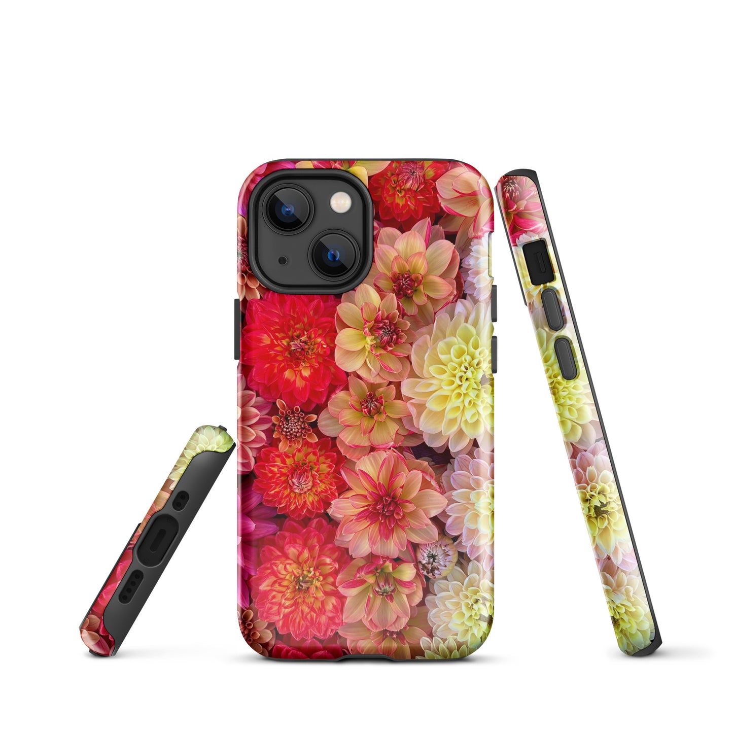 Tough & Blooming Dahlia iPhone Case