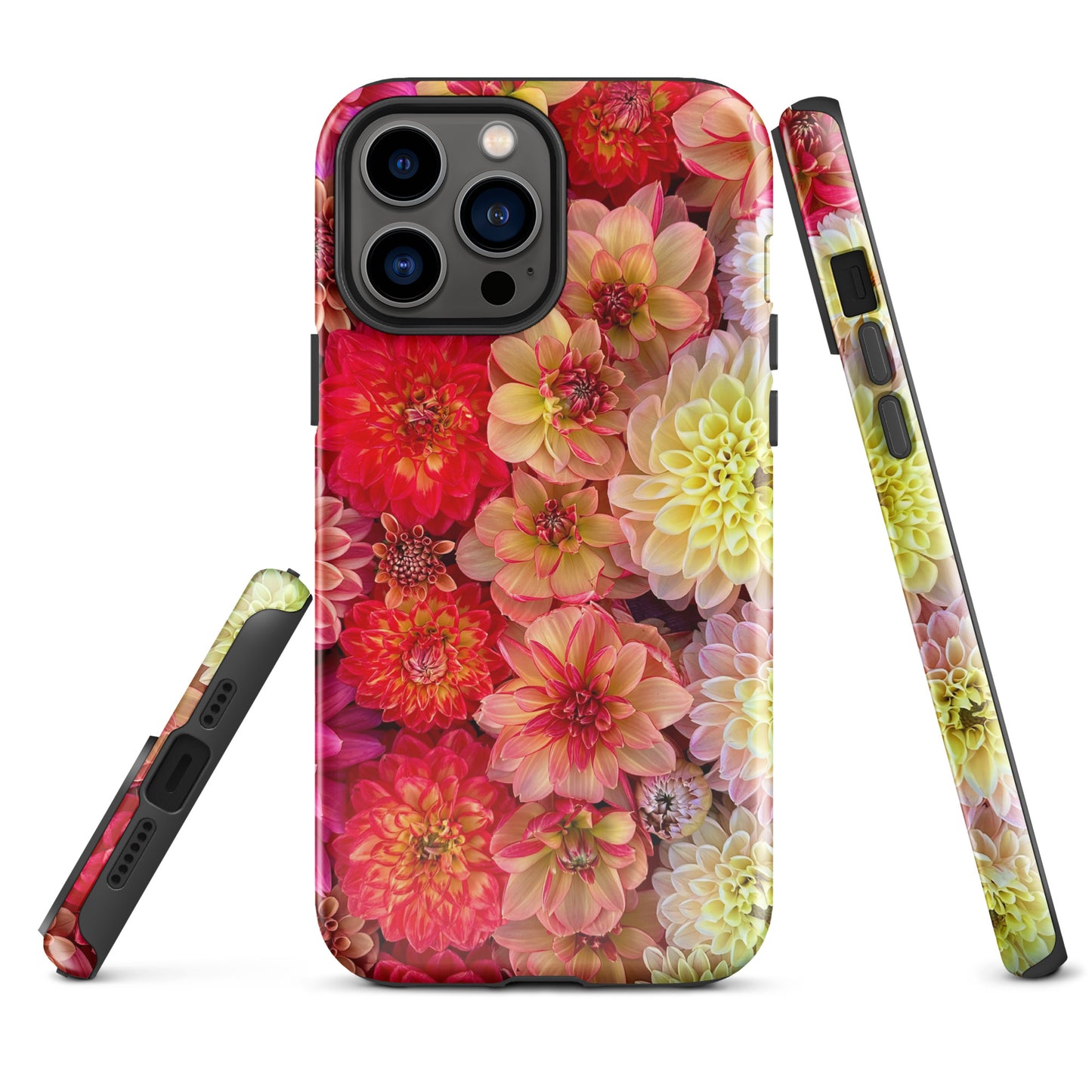 Tough & Blooming Dahlia iPhone Case
