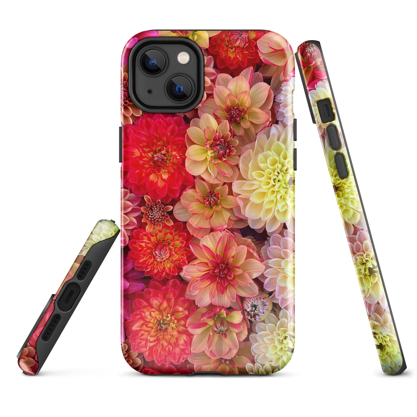 Tough & Blooming Dahlia iPhone Case