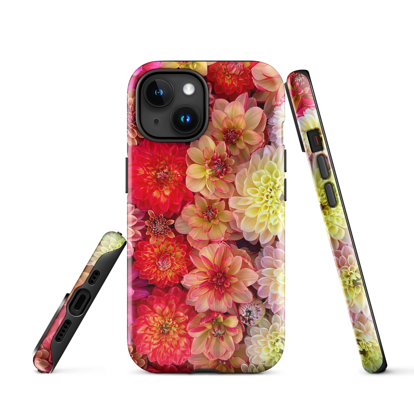 Tough & Blooming Dahlia iPhone Case