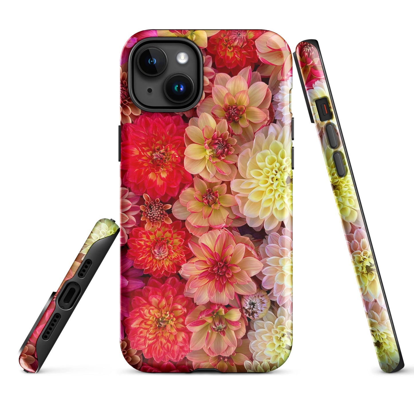 Tough & Blooming Dahlia iPhone Case