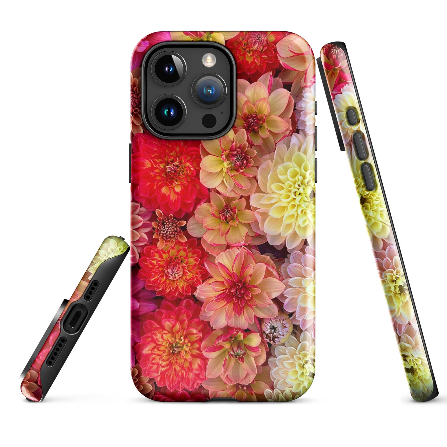 Tough & Blooming Dahlia iPhone Case