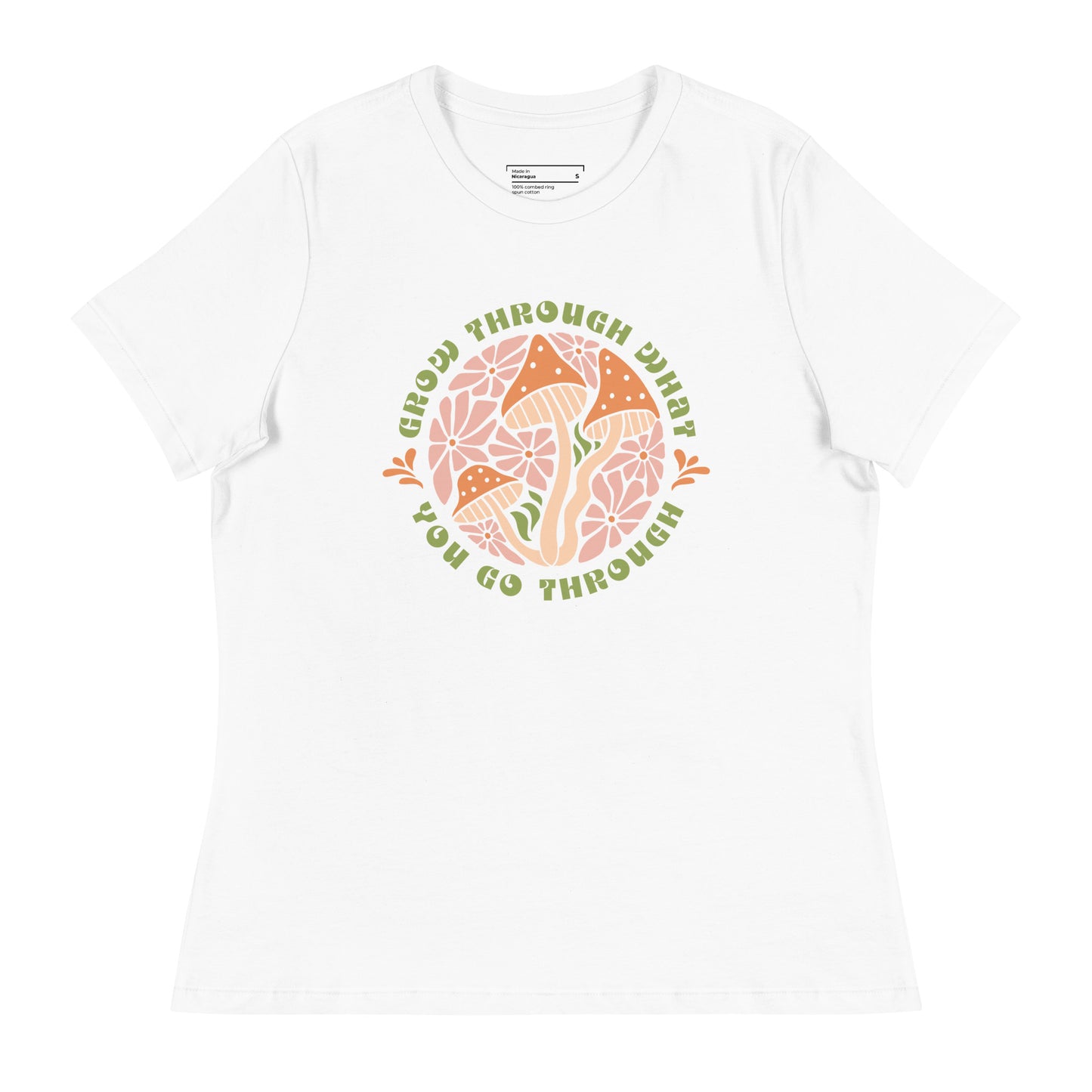 Grow Through What You Go Through Ladies Relaxed T-Shirt