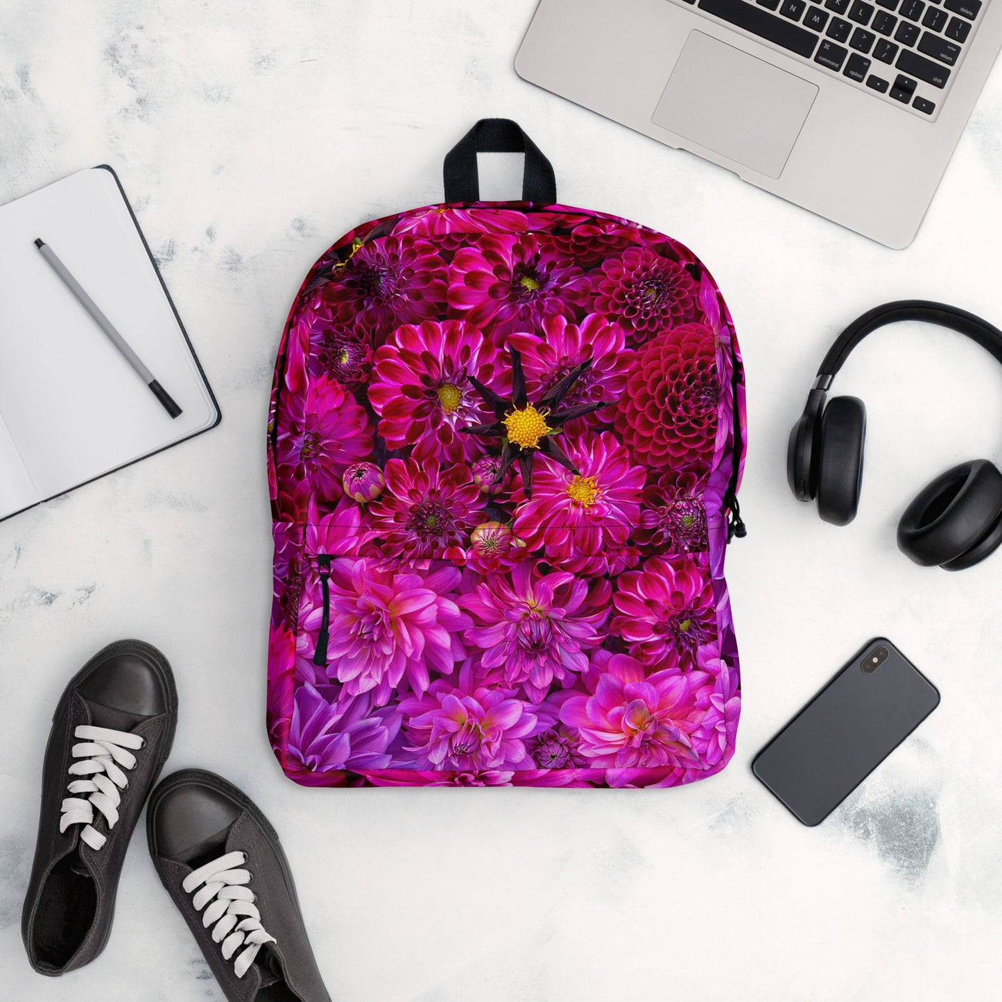 Purple Dahlia Majesty Backpack