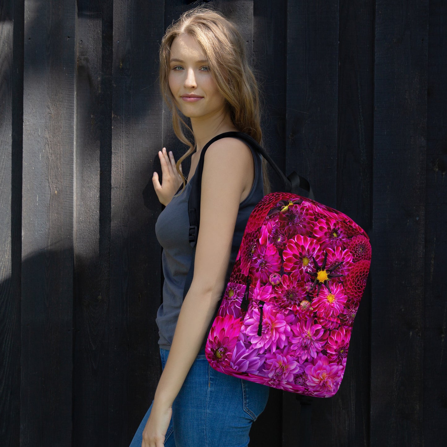 Purple Dahlia Majesty Backpack